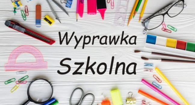 Wyprawka do klasy pierwszej.